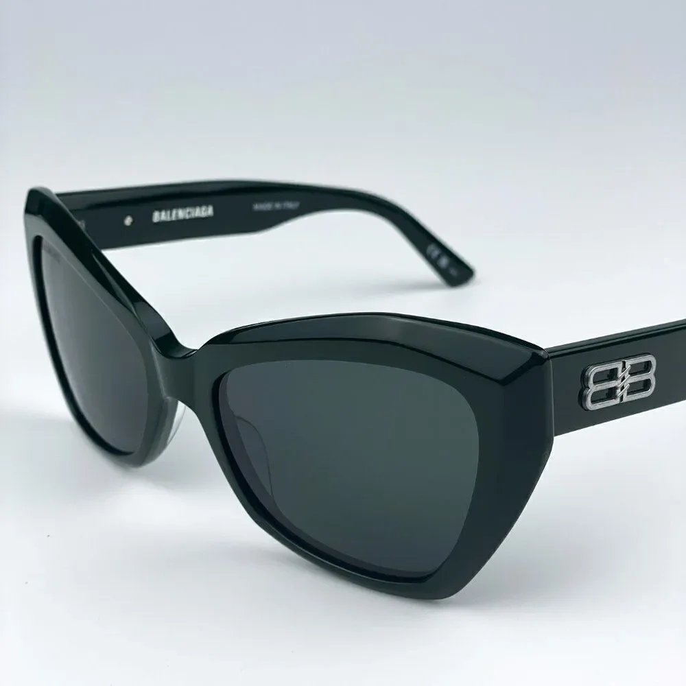 SALE! NEW Balenciaga BB0271S 004 Green Cat Eye Women Sunglasses